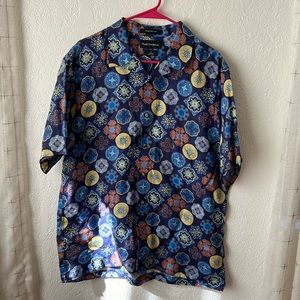 Paul Fredrick paisley dress shirt, size large